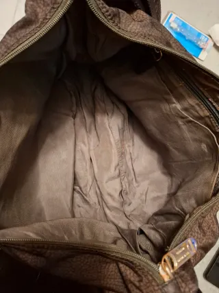 Borsa a tracolla Borbonese marrone