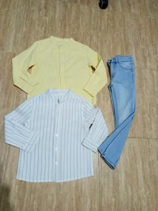 Lote 2 camisas y vaquero T. 5-6 años
