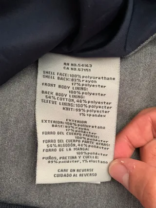 Chaqueta Bomber Levi's Negra Talla XL