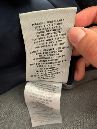 Chaqueta Bomber Levi's Negra Talla XL