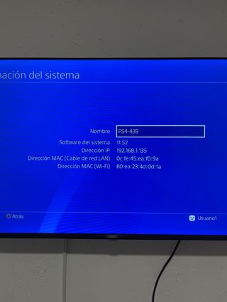 PlayStation 4 muy cuidada firmware 11.52”