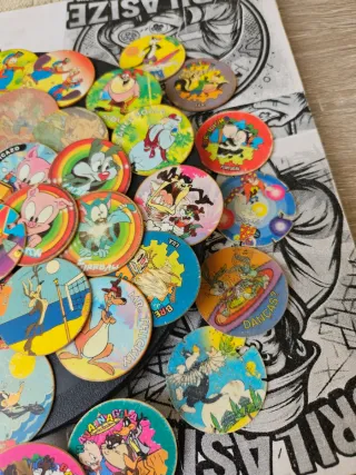 Tazos Looney Tunes Anos 90 (50+ Peças)