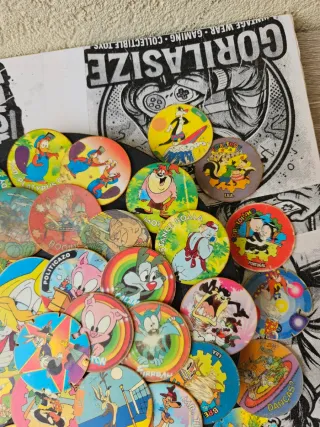 Tazos Looney Tunes Anos 90 (50+ Peças)
