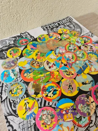Tazos Looney Tunes Anos 90 (50+ Peças)