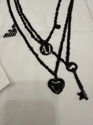 Camiseta Armani Blanca Mujer Talla M