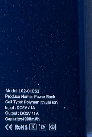 Batería Portátil 4000 mAh