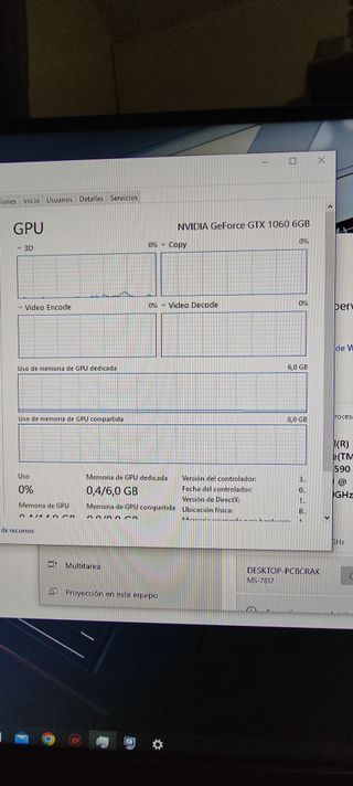 PC Gaming i5 4590 16GB RAM GTX 1060 6GB 512ssd
