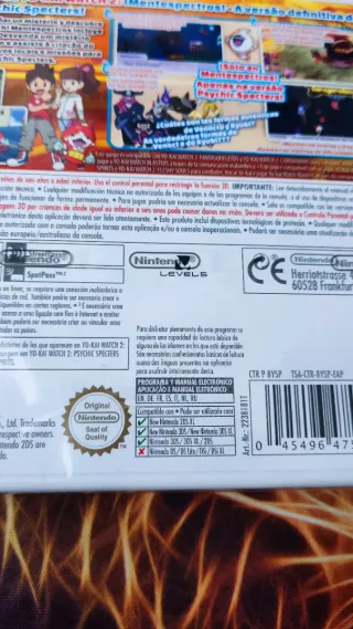Yokai Watch 2 Mentespectros Nintendo 3DS Nuevo