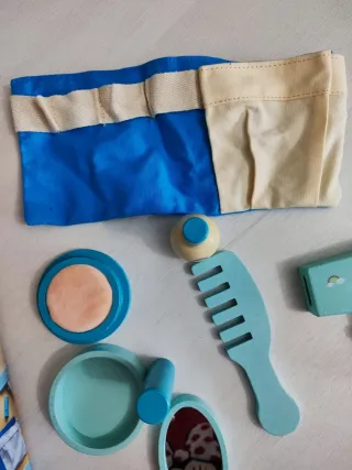 Set Peluquería Madera Infantil