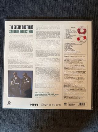 Pack 2 vinilos Johnny Cash y Everly Brothers