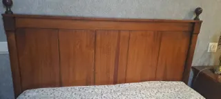 Cabecero de madera para cama de 135 cm