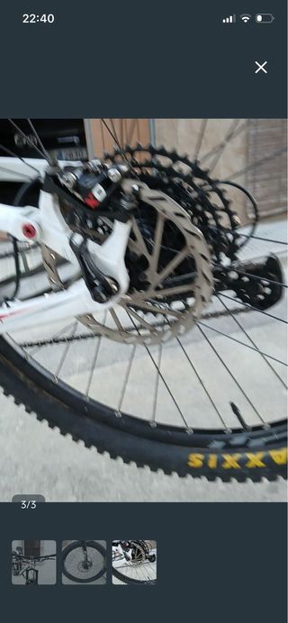 Bici Enduro con muchos extras