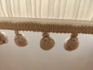 Lámpara techo Ikea ÅRSTID 46cm.Tela plisada blanca