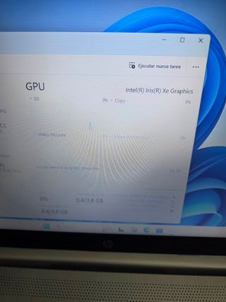 Ordenador portátil HP i5 ONCEAVA GENERACIÓN 8RAM