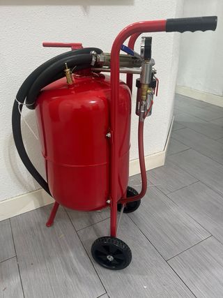 Máquina Chorro Arena VEVOR Roja