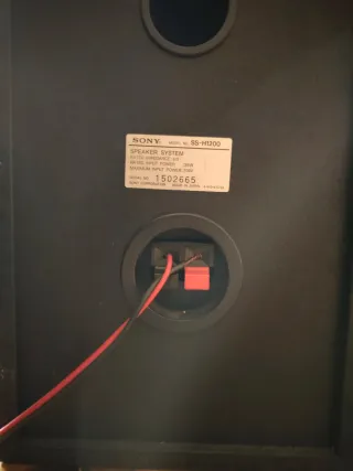 Altavoces Sony Bass Reflex 3 way