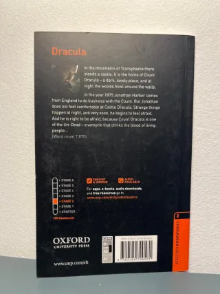 Libro Dracula en ingles
