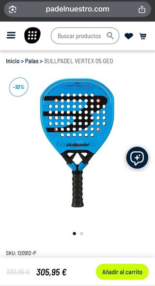 2 Racchette Bullpadel Xplo 2026 e Geo 05