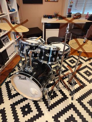 Batería Pearl Export Negra