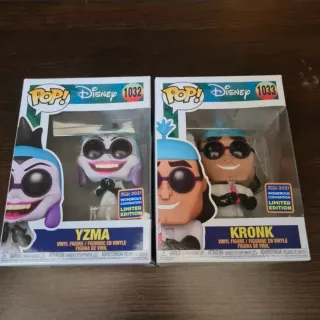 Funko Pop Disney 1032 Yzma 1033 Kronk exclusivos