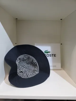 Cappello bucket donna Lacoste nero