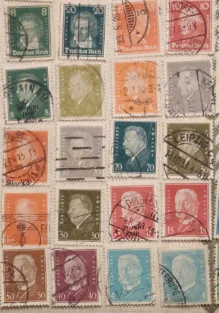 52 Sellos Alemanes Personajes