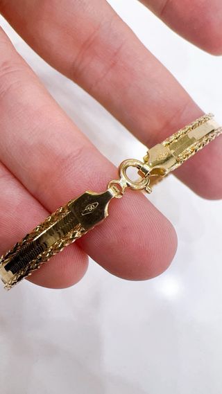 Bracciale tappeto semirigido in oro 18kt 750