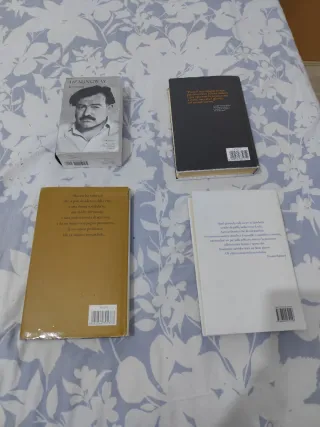 Lotto 4 Libri Danielle Steel Hemingway Cazzullo