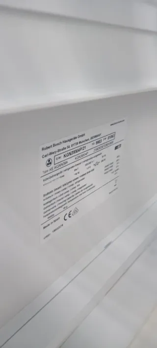 NEVERA BOSCH NO FROST ENERGÍA A+++ 203X60X66 cm