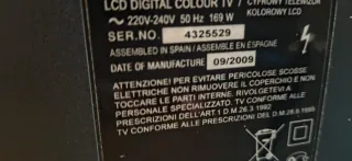 Televisión Sony Bravia Negra