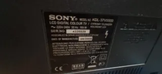 Televisión Sony Bravia Negra
