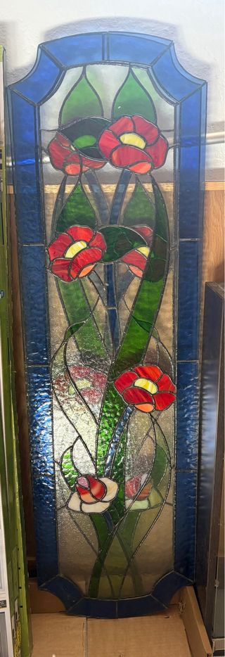 Vidriera de cristal puerta