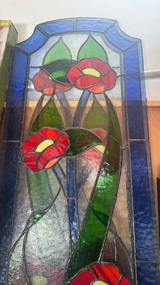 Vidriera de cristal puerta