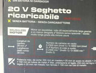 Sierra Sable Parkside X20VTEAM