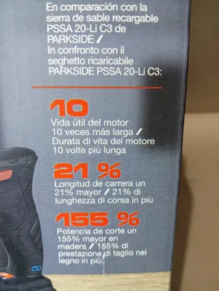 Sierra Sable Parkside X20VTEAM