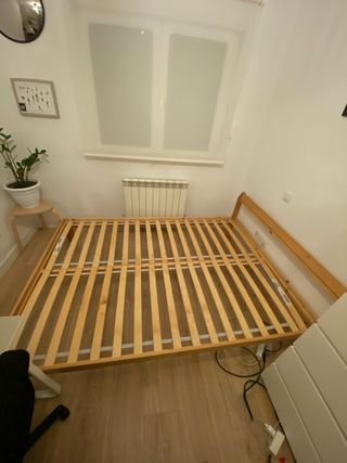 Cama Doble Neiden Ikea Madera