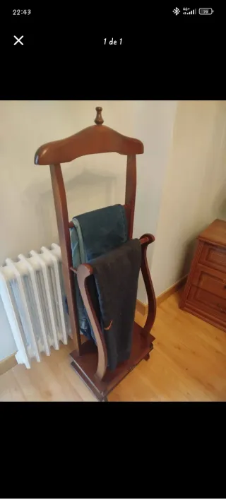 Galán de noche de madera