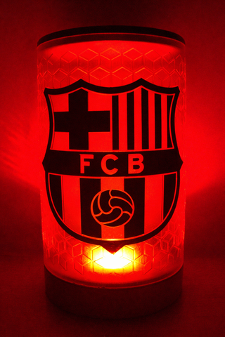Lámpara LED FC Barcelona Personalizada
