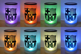 Lámpara LED FC Barcelona Personalizada
