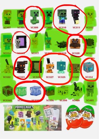 Alex Dorada (Kinder Joy Minecraft) VENDO-INTERCAMB
