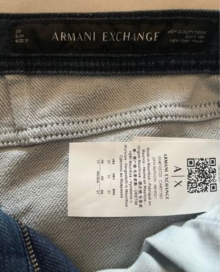 Vaqueros Armani Exchange Azules