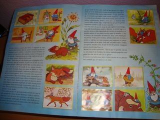 Álbum Cromos David el Gnomo de Danone  año 1985