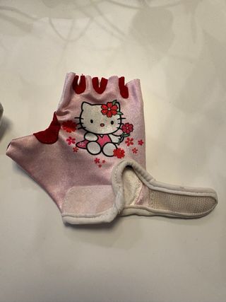 Guanti da bici Hello Kitty rosa