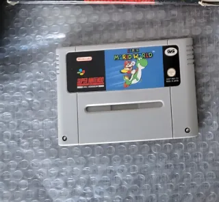 Cartuccia Super Nintendo Super Mario World