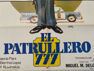Cartel Original Cantinflas El Patrullero 777(1978)