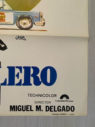 Cartel Original Cantinflas El Patrullero 777(1978)