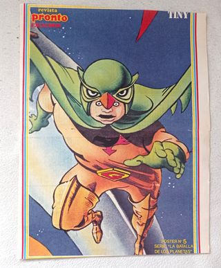 6 POSTERS de LA BATALLA DE LOS PLANETAS años 80