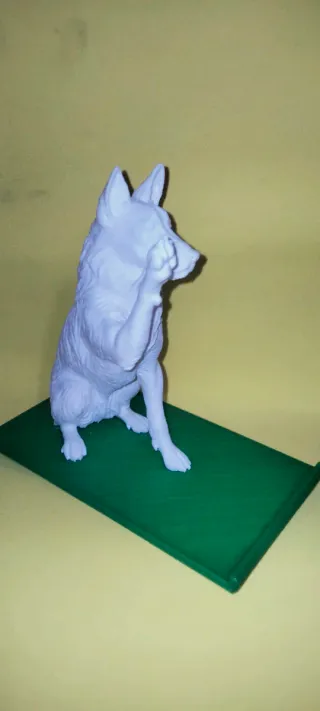 Soporte para móvil con figura de perro