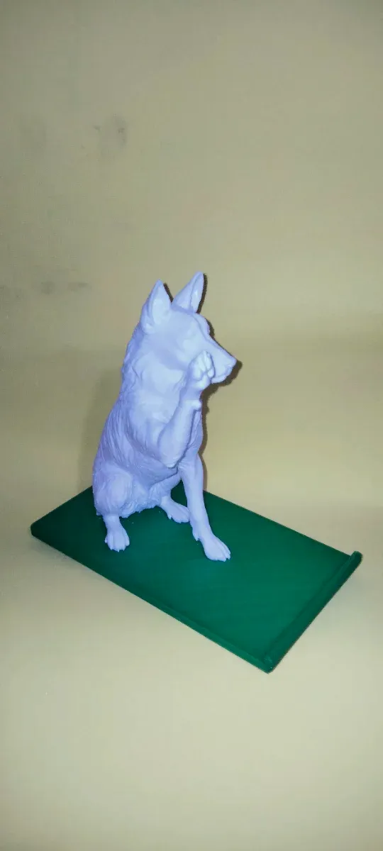 Soporte para móvil con figura de perro