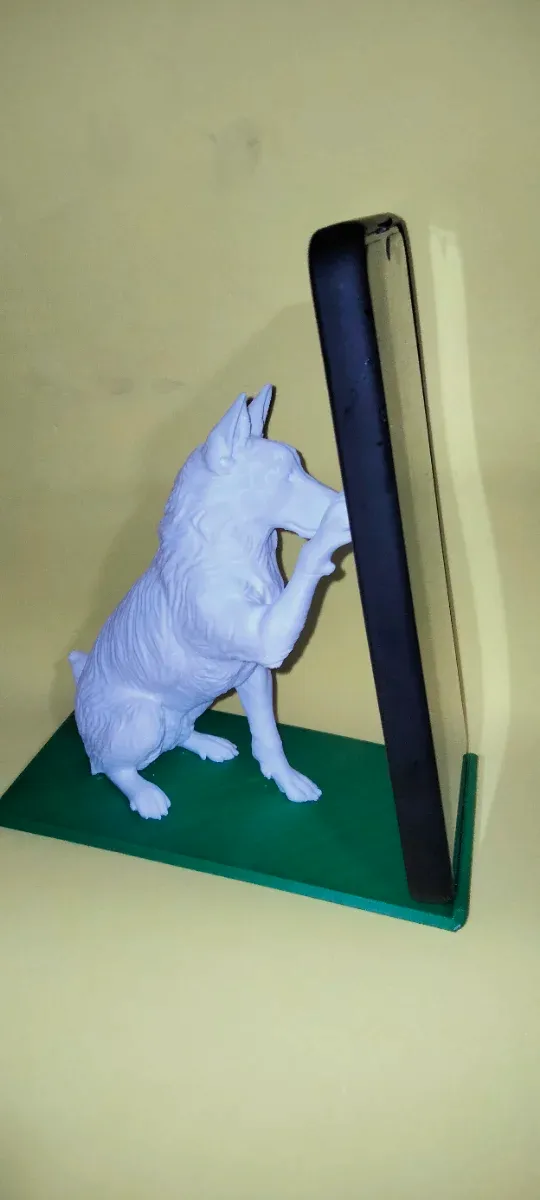 Soporte para móvil con figura de perro